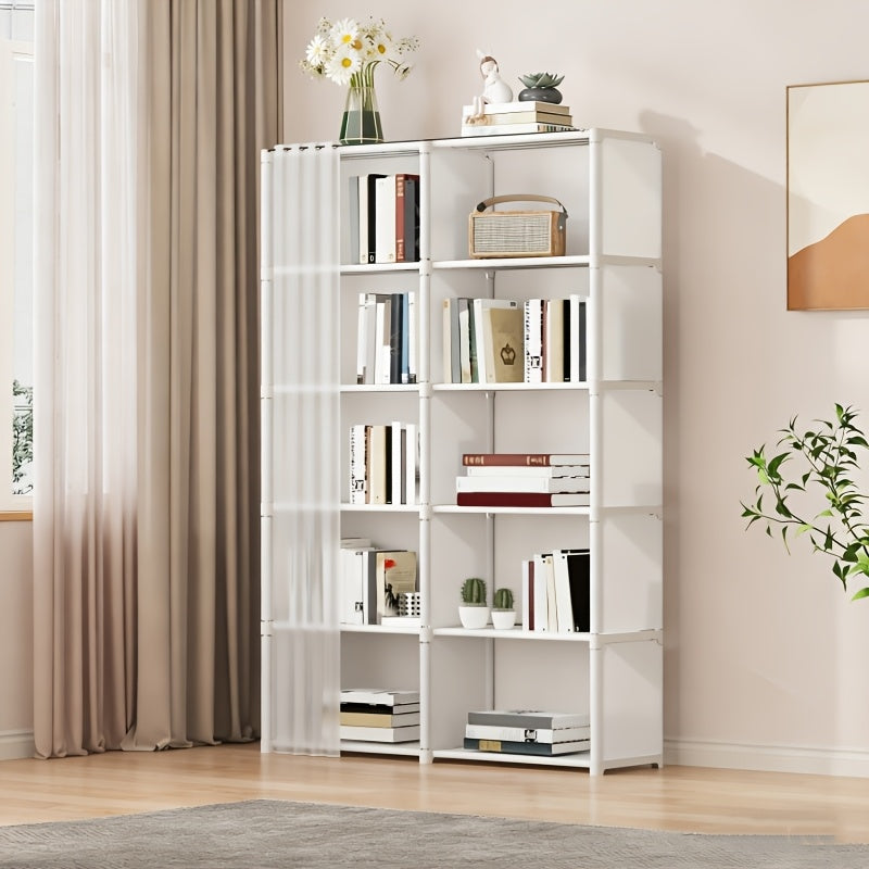 6-Story Multi-Purpose Storage Rack, Easy to Install, 15.75-Inch Easy Clothing Storage Cabinet, Dust-Proof Miscellaneous Bookshelf, Suitable for Offices, Classrooms, Living Rooms, Bedrooms, Dormitories, Organization And Storage, Utility Racks