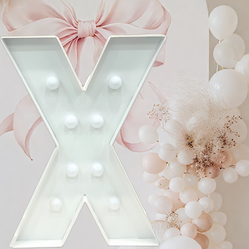Warm White Lighted Letter Boards, 3FT GBC/MARRY ME//LOVE/HBD for Birthdays, Anniversaries & More Wall Pediments KT Board Marquee Letters Light