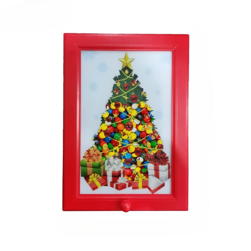 Candy Dispenser, Perfect Christmas Gift Candy Distribution Frame, A Square Frame Hanging on The Wall with Candy Distribution Function, Convenient for Obtaining Candy, Suitable for Schools And Families, Halloween, Christmas Gifts
