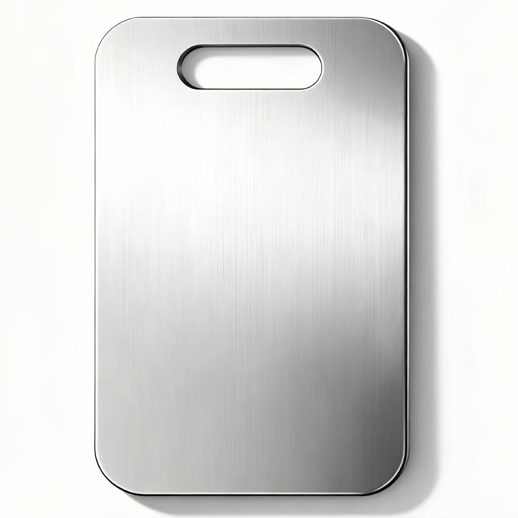 2026 Titanium Cutting Board for Kitchen, Premium Cutting Board, New Upgrade 100% Pure Titanium Cutting Boards for Kitchen, Large Cutting Board(14"Lx10"W), Double Sided Durable Metal Cutting Board
