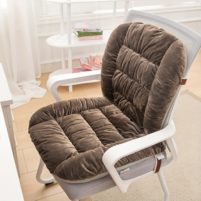 1pc, Thick And Comfortable Cushion, Office Chair Cushion, Lumbar Support And Backrest Cushion for Prolonged Sitting, Multiple Colors Available. Suitable for Daily Use In Offices, Homes, And Living Rooms, A Must-have for Home Decoration