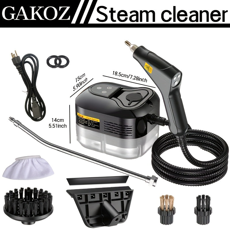 Household High Pressure Steam Cleaner, Steam Cleaner Handheld, High Temperature Carpet Cleaner, Handle Gear Switch Adjustment, LCD Display, 40.58oz Water Tank Capacity, Suitable for Kitchen Fumes, Sofas, Easter Gifts,
