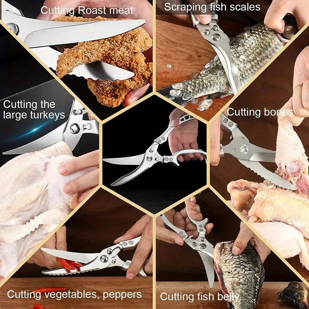 3/6/7pcs Professional Kitchen Chef Knife Set, Knife, Hotel Gift Visit, Outdoor Camping Car Knife Set, Chef Knife Utility Knifeing Knife Slicing Knife Fish Knife Butcher Knife Kitchen Scissors Boning Duck Fish Scissors