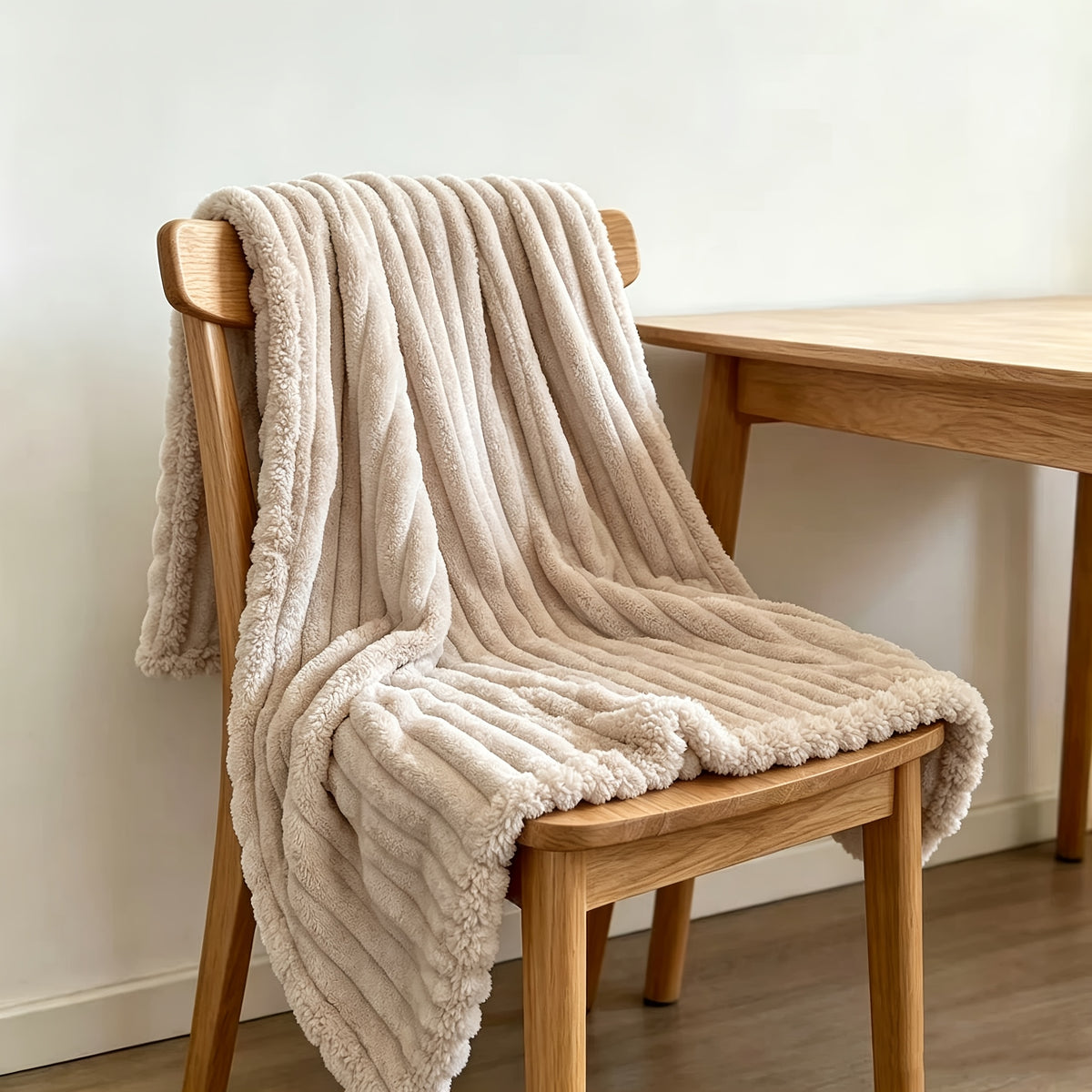Ultra-Soft Thick Fleece Blanket | Multi-Color, 3D Faux Rabbit Fur, Double-Sided, Ideal for All Seasons, Home, Office, Travel, Camping, Gift for All Occasions