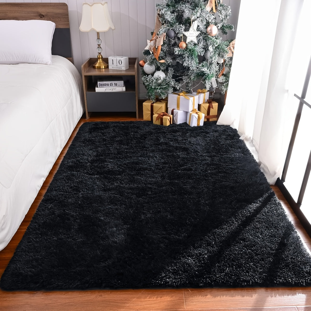 1pc Modern Style Solid Color Tie-dyed Area Rug Mat, Soundproof, Non-slip, Washable Soft And Lightweight, Suitable For Living Room, Bedroom, Can Be Used As A Graduation Season Valentine'S Day New Year Christmas Gift, Home Decoration Room Decoration.