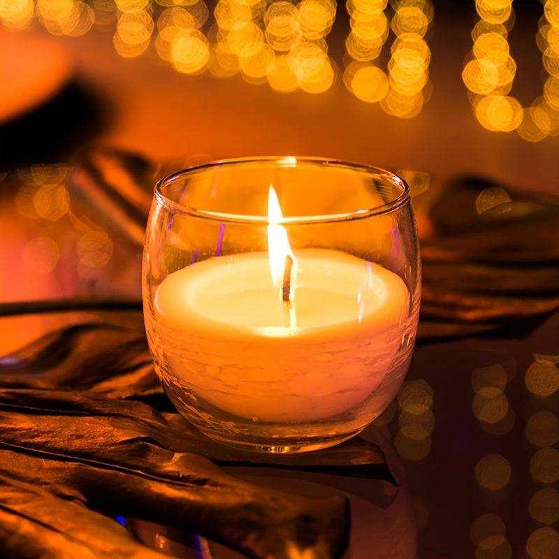 42 Instrument Style Floating Small Candles, Natural Plant Wax+pure Core, Smoke-free And Low Melting Point, Stable Burning, Suitable for Weddings, Meditation, Holiday Blessings, High-Quality Materials, Holiday Gifts