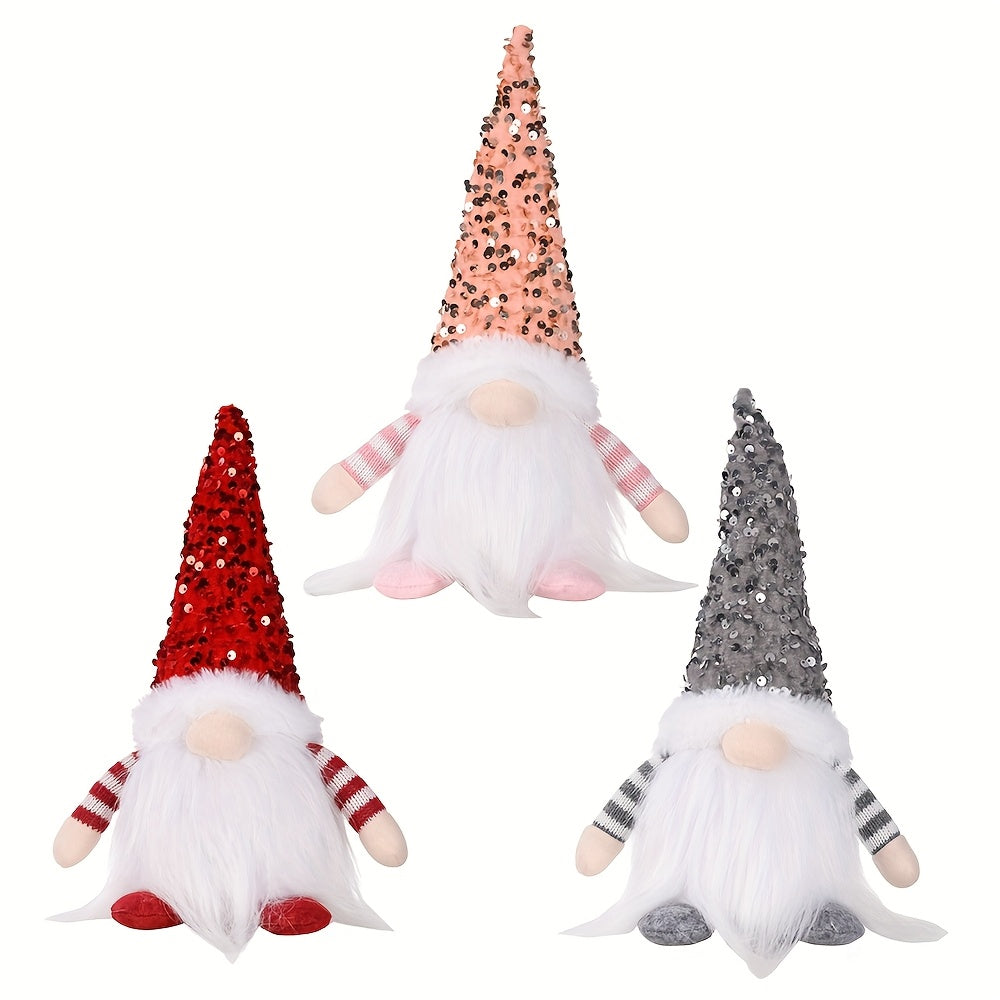 3pcs Home Decor, Collectible Figurines Holiday Decor Suitable For Room, Office, Living Room, Bedroom Decorations, Special Holiday Day Gifts For Man & Women. Perfect For Birthday, Mothers & Fathers Day Party Decorations.(No Battery)