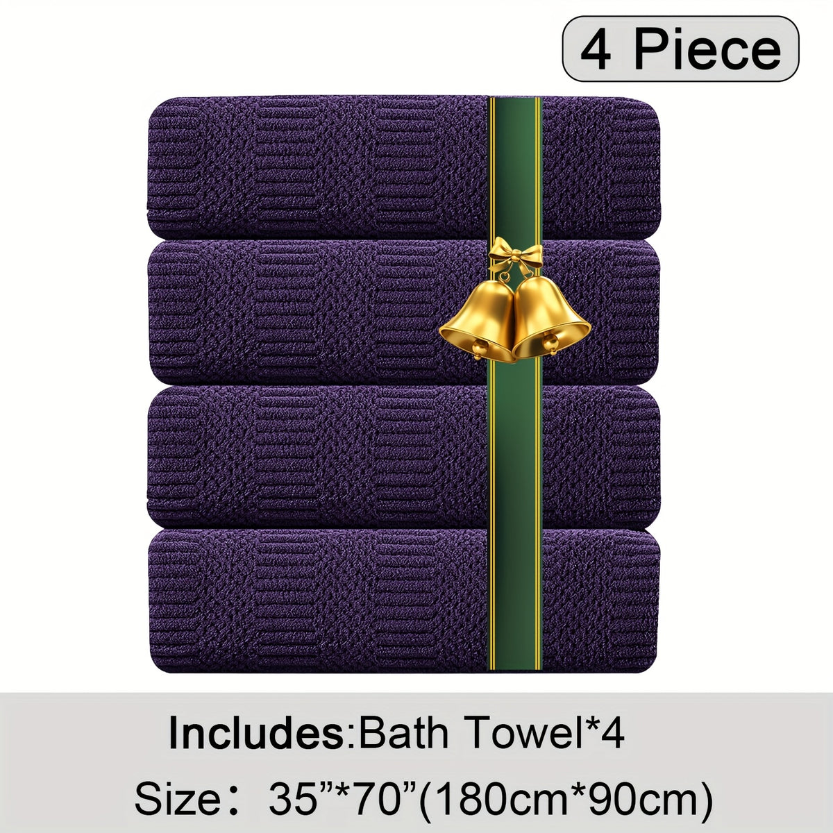 Oversized Bath Towels Set, Extra Large Towel Microfiber Soft XL Bath Sheet Super Absorbent Bathroom Towels Set Quick Dry Plus Size Shower Towels for Family Hotel, Wash Cloths
