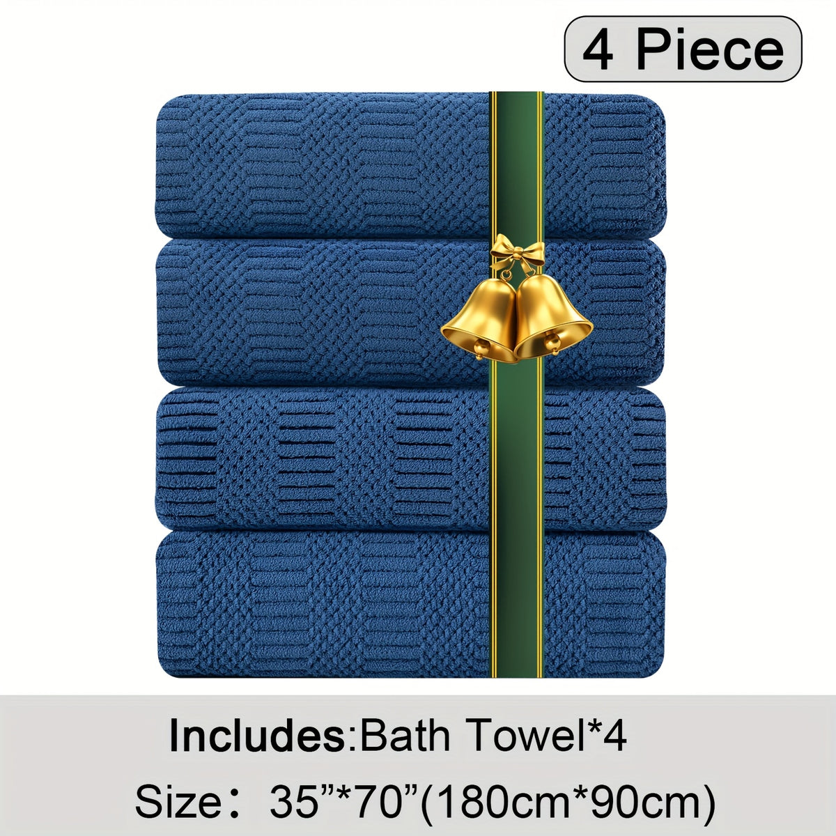 Oversized Bath Towels Set, Extra Large Towel Microfiber Soft XL Bath Sheet Super Absorbent Bathroom Towels Set Quick Dry Plus Size Shower Towels for Family Hotel, Wash Cloths