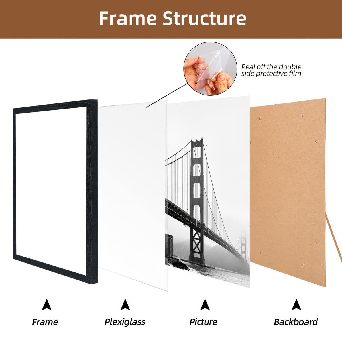 Picture Frame Set Of 12/24, Picture Frames, Photo Board, Display Pictures, Multi Photo Frames Collage for Wall Or Tabletop Display, Suitable for Home, School And Office, Black(4x6 & 5x7 & 8x10), for Halloween And Christmas