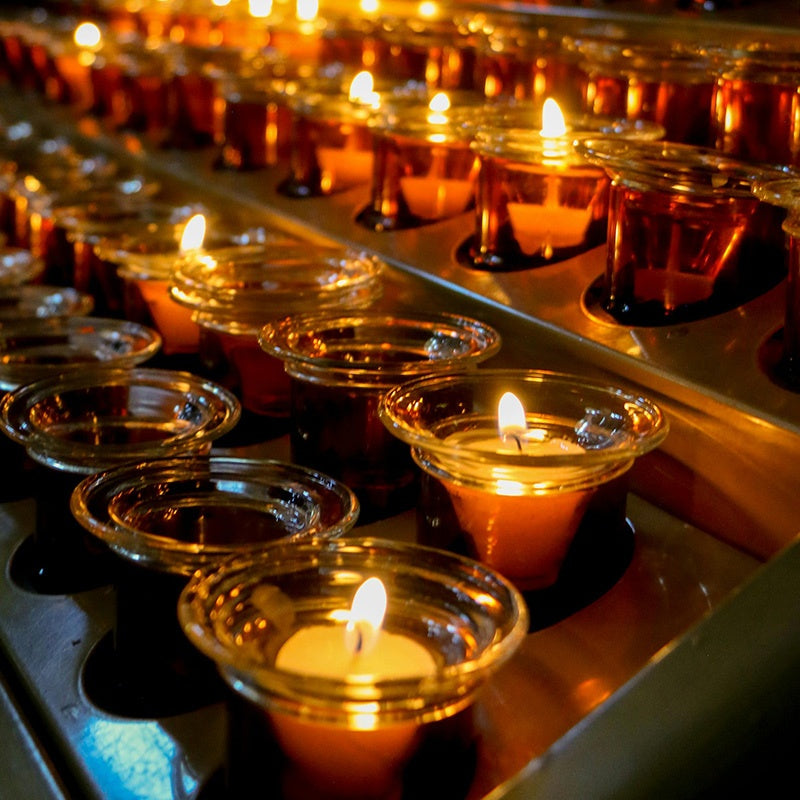 42 Instrument Style Floating Small Candles, Natural Plant Wax+pure Core, Smoke-free And Low Melting Point, Stable Burning, Suitable for Weddings, Meditation, Holiday Blessings, High-Quality Materials, Holiday Gifts