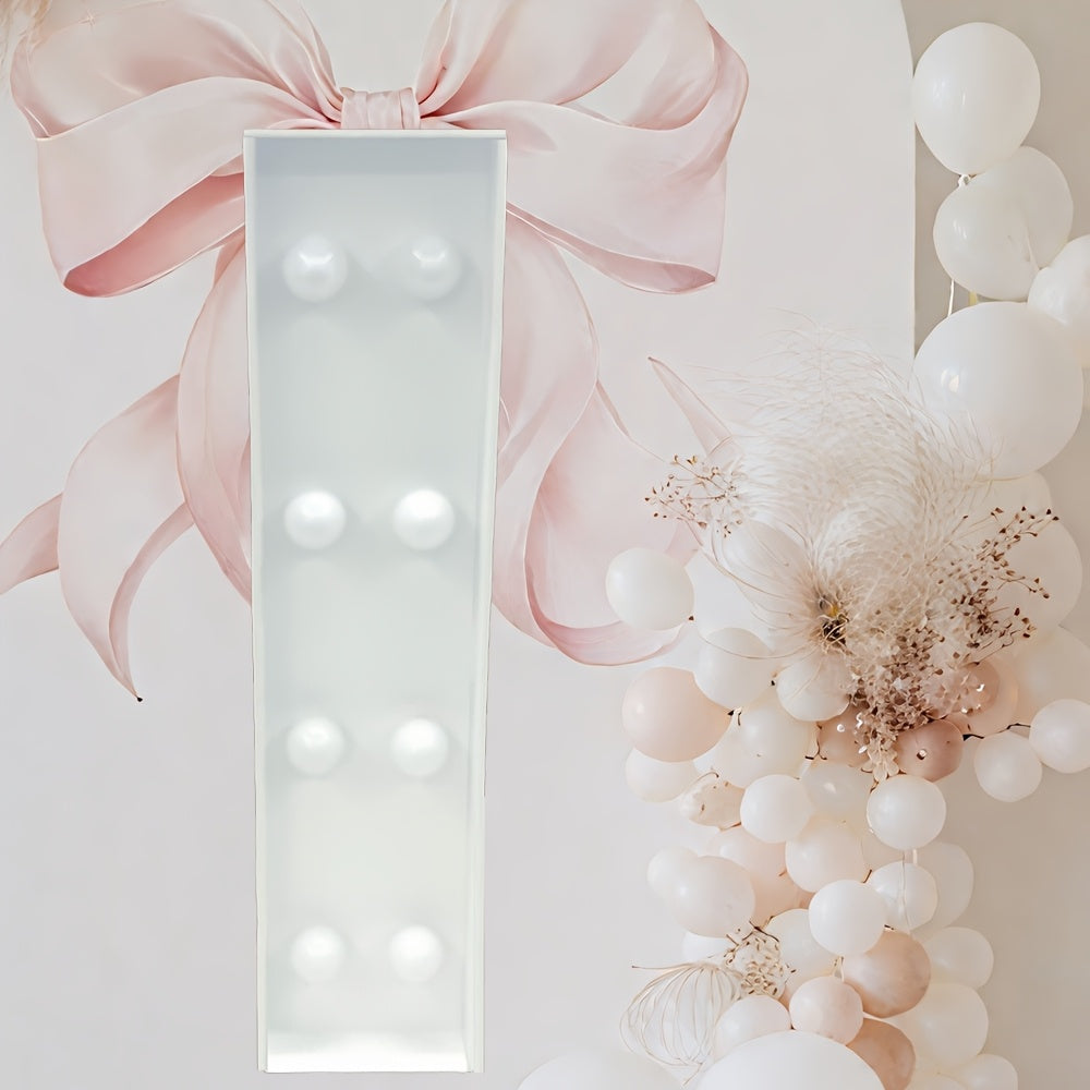 Warm White Lighted Letter Boards, 3FT GBC/MARRY ME//LOVE/HBD for Birthdays, Anniversaries & More Wall Pediments KT Board Marquee Letters Light