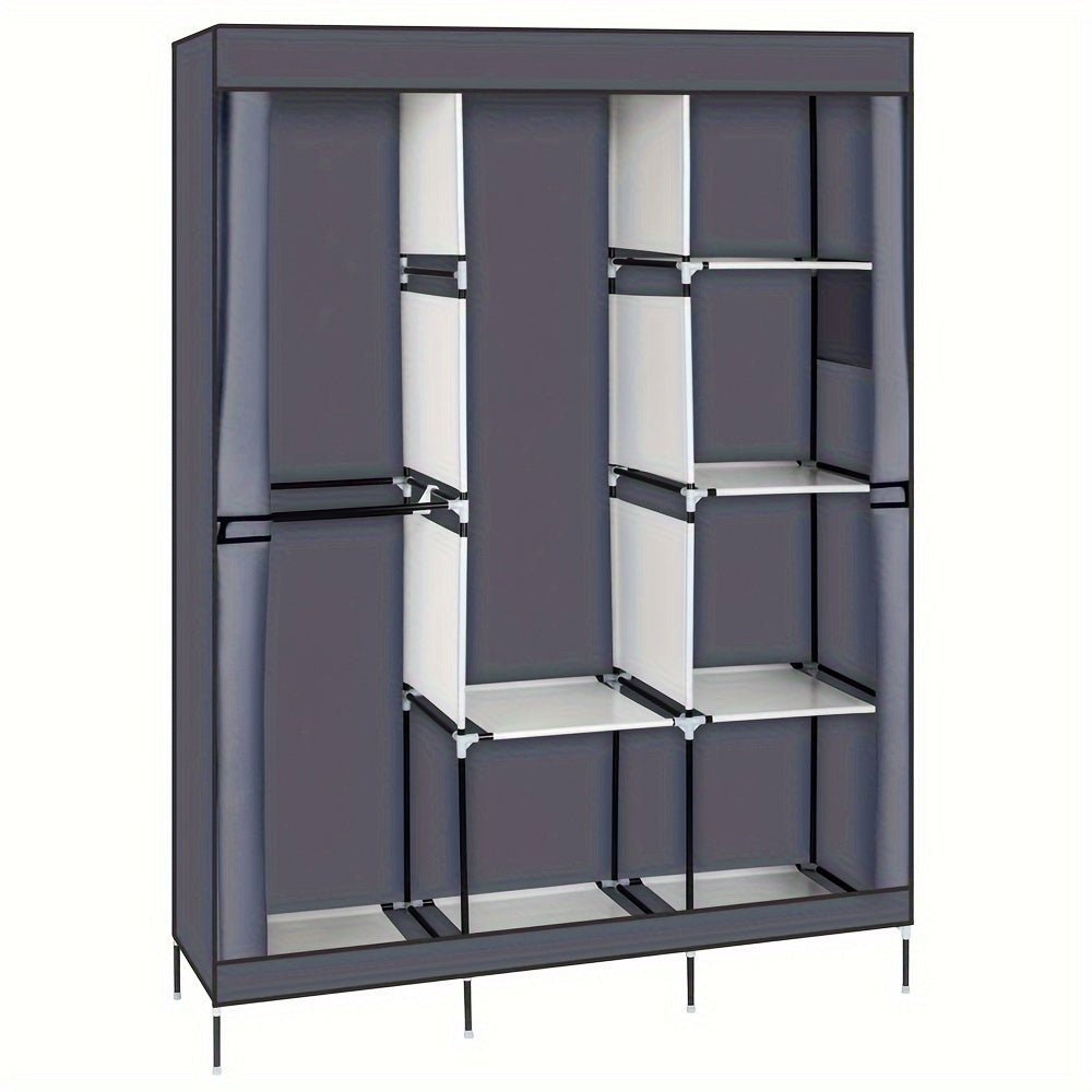 71" Portable Closet Wardrobe Clothes Rack Storage Organizer, Portable Closets