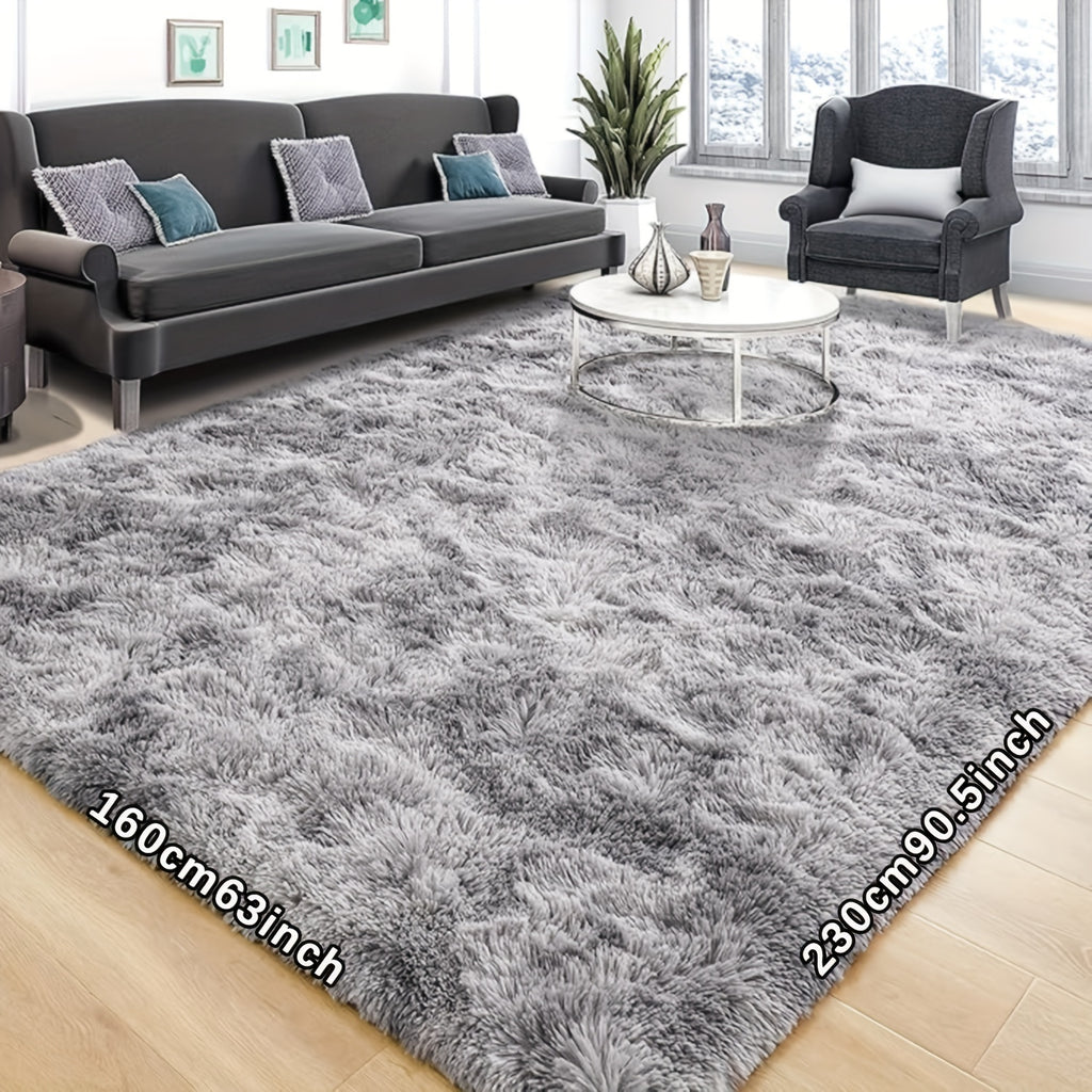 1 Ultra Soft Plush Tie Dye Rug - Thick, Fluffy And Durable Living Room, Bedroom Area Rug - Easy Care, Portable, Perfect For Sofas, Coffee Tables And Home Decor - Christmas, Halloween, Thanksgiving, Black Friday Gift