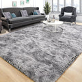 Plush Tie-Dye Floor Rug, 63 x 90.5 Inch Soft Fluffy Area Carpet in Four Colors for Living Room Sofas, Coffee Tables and Cozy Bedroom Decor