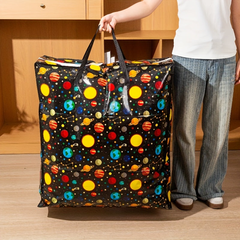 Six Color Options: Red/pink/blue/light Blue/green/black. Super Large, Durable Moving And Storage Bags - High Capacity, Reusable Zipper Storage Bags, Suitable for Clothes, Bedding - Ideal Choice for Home Moving, Closet Cleaning And Holiday Decoration.