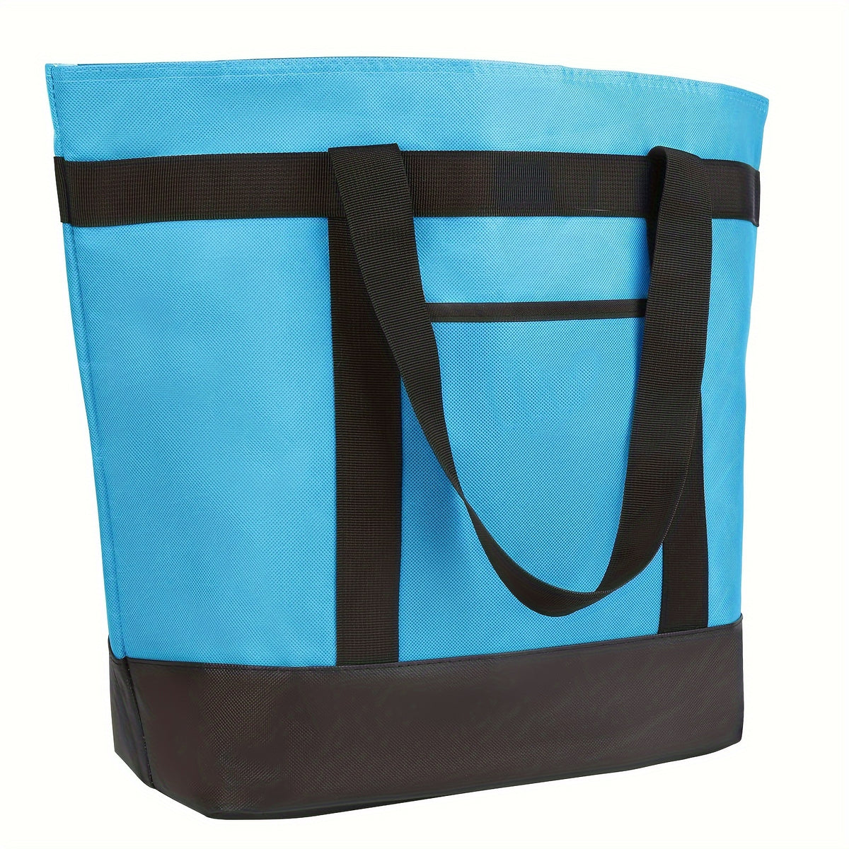 10.3 Gallon Insulated Grocery Tote Bag, Reusable Oxford Cloth Cooler Carrier with Carry Handles for Food Delivery, Shopping, Travel, Beach and Picnics