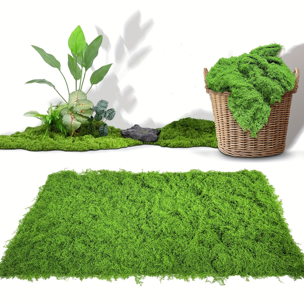 39.37X78.74inch/19.69X39.37inch Artificial Moss Blanket, Artificial Moss, Home Decoration Moss Mat, Easy to Cut, Suitable for Garden, Party, Christmas, Decoration, Fish Tank Landscape, Etc