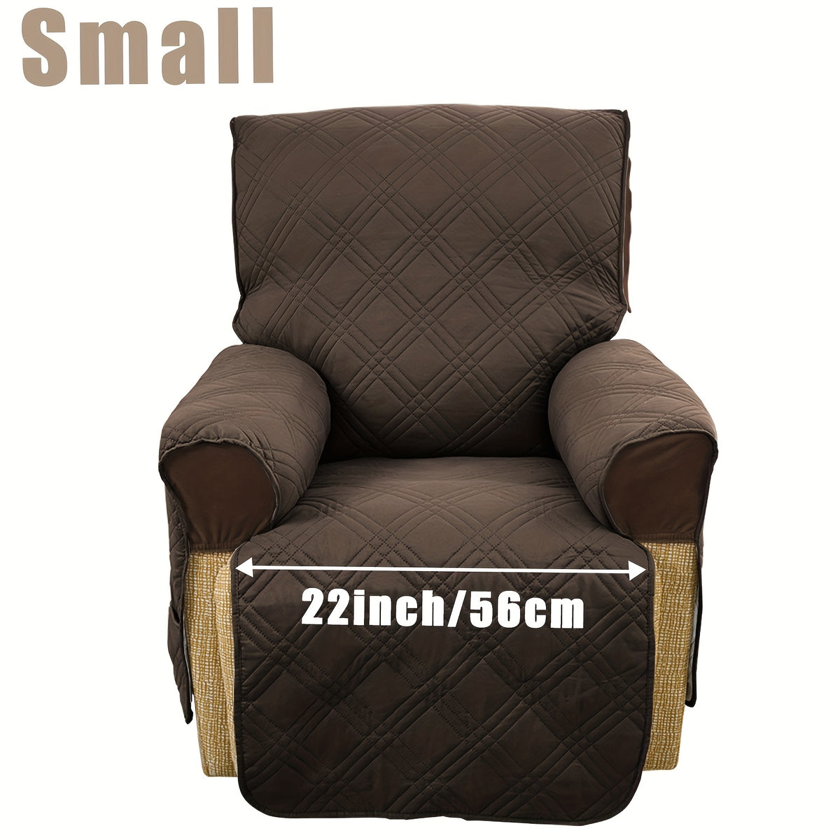 (S/L)1pc All-In-One T-Cushion for Comfort And Style Classic Style Armchair Cover, Double-Sided Anti-Slip Armchair Cover, Elastic Band Closure, Machine Washable, for Comfort And Style, Pet-Friendly, All-Season Use, Halloween, Christmas