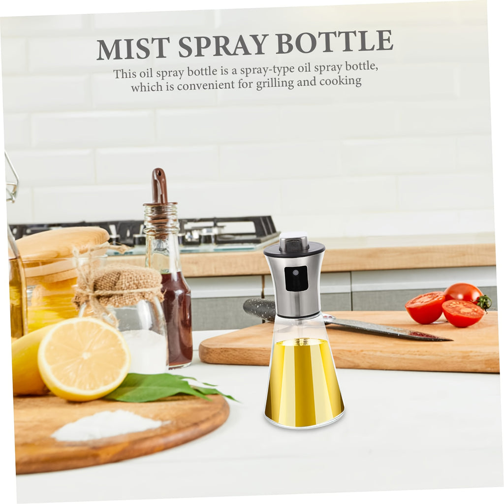 Oil Sprayer for Cooking - Stainless Steel Oil Spray Bottle, Pressurized Spray Glass Oil Spray Pot, Kitchen Olive Oil Cooking, Barbecue Restaurant Oil Spray Bottle, Christmas Essentials