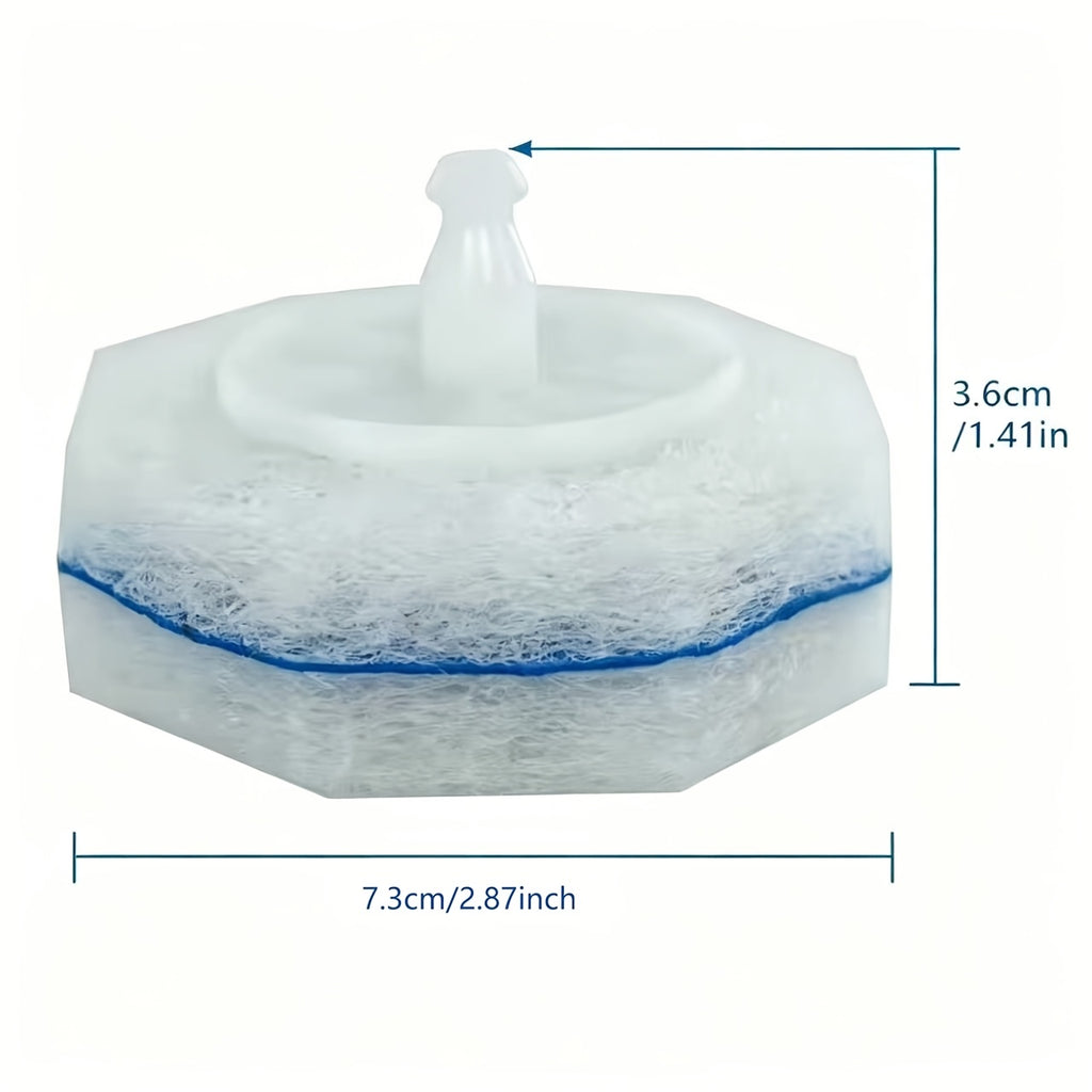 119/50/19-count Toilet Wand Refills, Disposable Toilet Brush Refills Replacement, Toilet Bowl Cleaner Wand Refills, Upgraded Fiber Toilet Brush Head for Bath & Toilet Bowl Deep Cleaning