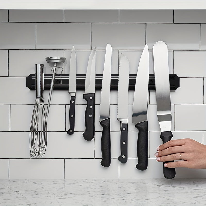 1pc, Wall Magnetic Knife Holder, Magnetic Knife Bar, Kitchen Knife Strong Magnetic Knife Holder, Magnetic Knife Bar, Creative Magnetic Knife Bar, Kitchen Accessories 19.69in Christmas Essentials