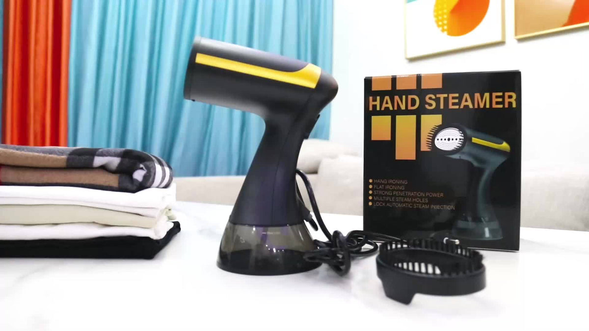 1100W Handheld Hanging Ironing Machine with 20s Fast Heating, Equipped with A Cleaning Brush And A 10.14oz Large Capacity Water Tank. Home Steam Ironing Machine Is A Must-have Tool for Wrinkle Removal During Travel And Clothing Care for Business