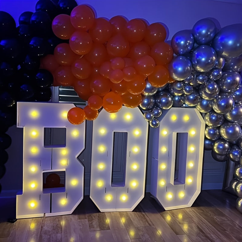 Warm White Lighted Letter Boards, 3FT GBC/MARRY ME//LOVE/HBD for Birthdays, Anniversaries & More Wall Pediments KT Board Marquee Letters Light