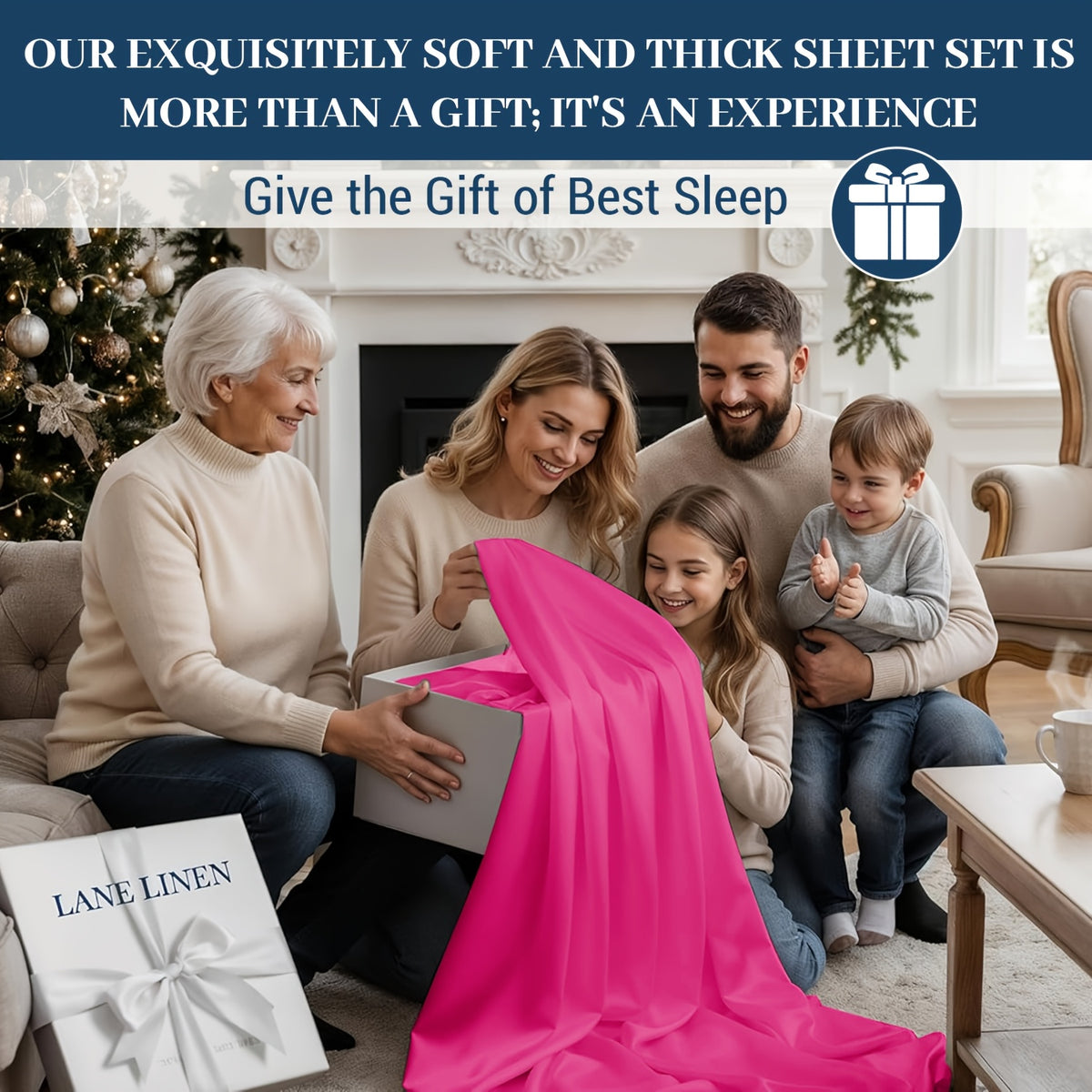 SASTTIE 2400TC Extra Deep Bamboo Cooling Bedding, Breathable & Cooling Hotel Luxury Bed Sheets Set For Child, Easy & Secure Fit - Soft, Wrinkle Free & Comfy Kids Sheet With 15" Deep Pocket, Ultra-Soft & Machine Washable Bedding, Kids Room Decor