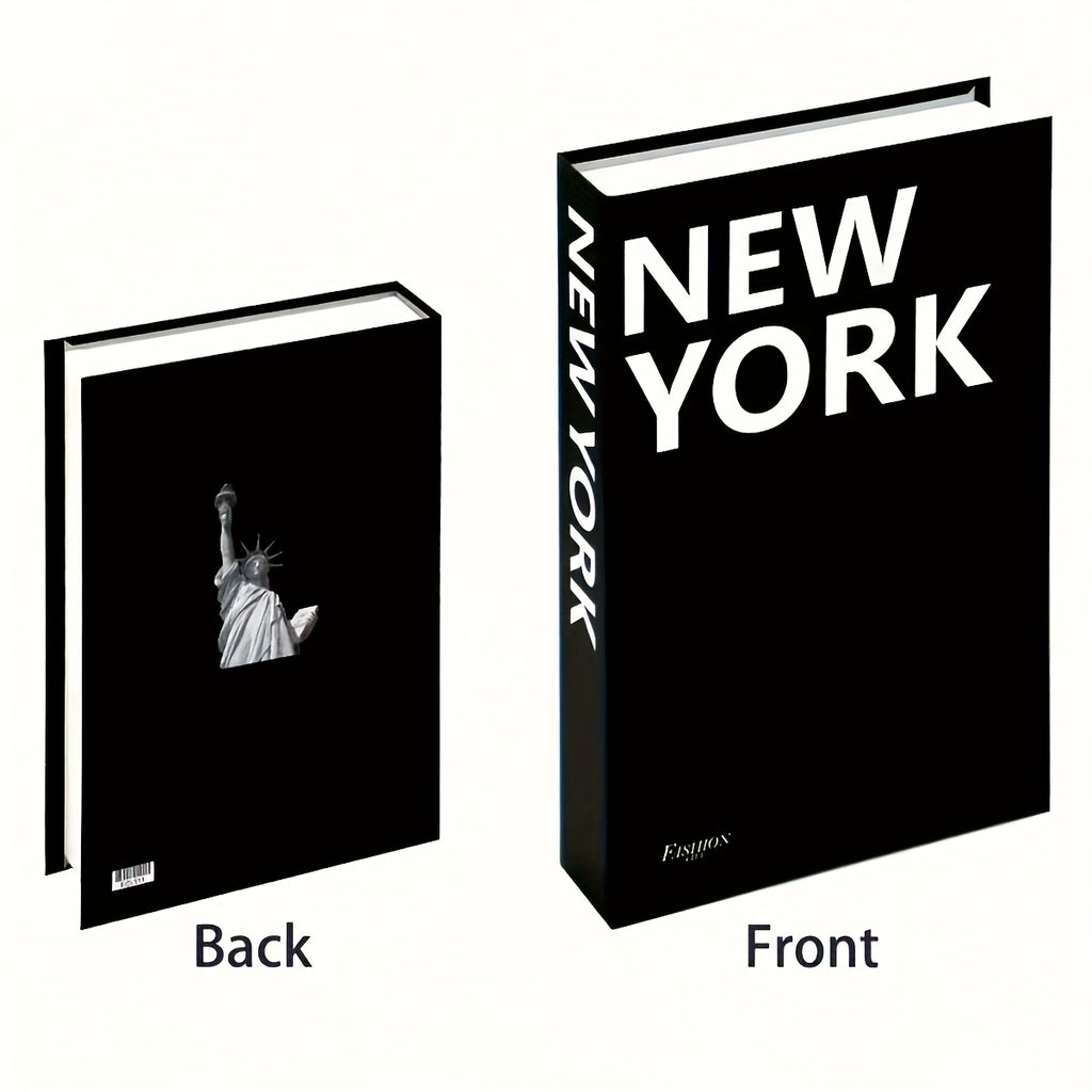 3pcs Luxury Faux Decorative Books - London, New York, Paris - Classic Style, Designer Fake Books for Home Bookshelf & Living Room Fashion Decor, Paper Material, Bookshelf Decor | Classic Style Books | Paper Covered Books, Bookshelf Decorations
