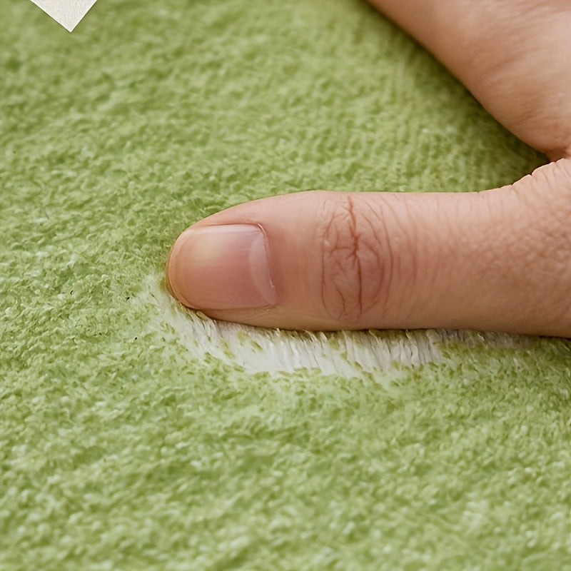 1000G Non-Slip Cute Floral Furry Carpet Kitchen Rugs Mats, Soft And Fluffy Bedside Carpet, Luxury Living Room Decoration, Rubber Non-Slip Bottom, Machine Washable, Suitable for Kitchen, Corridor, Bedroom Bedside Mat