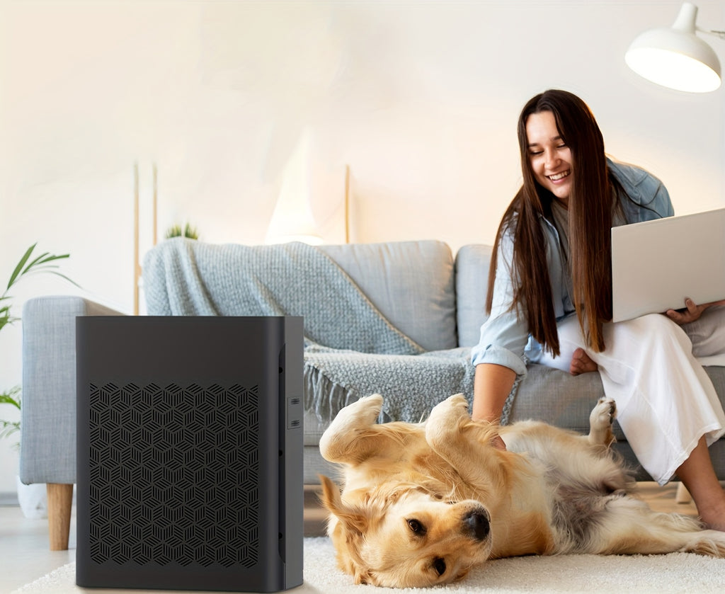 Air Purifier, Home Large Space Air Purifier Up to 1095 Square Feet, PM 2.5 Display Air Quality Sensor, Automatic Mode, Timer, HEPA Air Purifier to Improve Indoor Air Quality, Suitable for Home, Office And Family Room, Gift for Father's Day