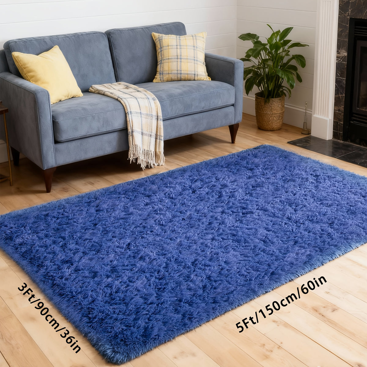 A Super Soft Thick Plush Carpet, Fluffy And Soft, Suitable for Bedroom Indoor Carpet, Non-Slip Soft Machine Washable Carpet,Ideal for Bedroom, Living Room,Study, Dorm,,Home Decor, Christmas Gift, Christmas Decor