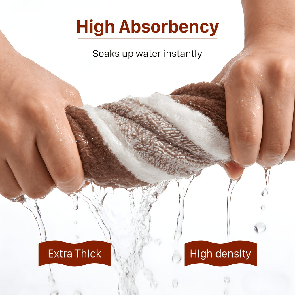 Soft Quick Dry Towel Set, Absorbent Bathroom Towels in 4, 8 and 12-Piece Options with Variant-Specific Hand Towels, Washcloths and Bath Accessories