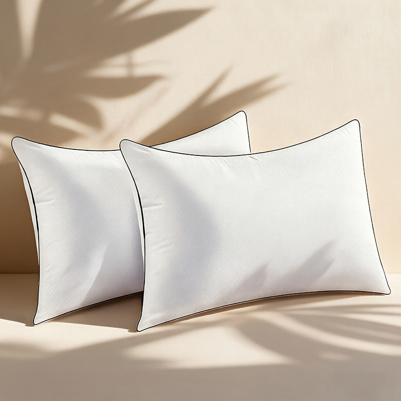 4/2pcs Soft Hotel Series Pillow, Sleep Pillow, Super Rebound, Standard Size Cooling Pillow, Suitable for Lying Down, Prone Or Side Lying, Super Soft Down Replacement for Microfiber Filled Pillows, Women'S Gift, Christmas Gift