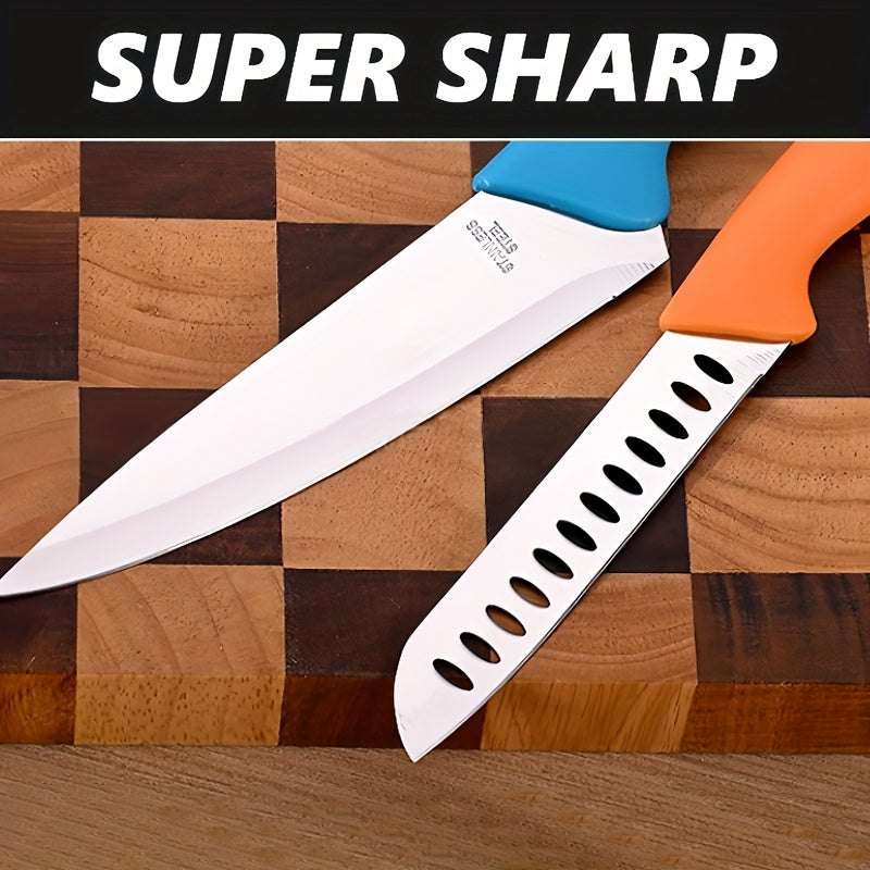5pcs Paring Knives, Kitchen Tools, Kitchen Knife Set, Ultra Sharp Vegetable And Fruit Knife, German Steel Small Kitchen Knife with PP Plastic Ergonomic Handle