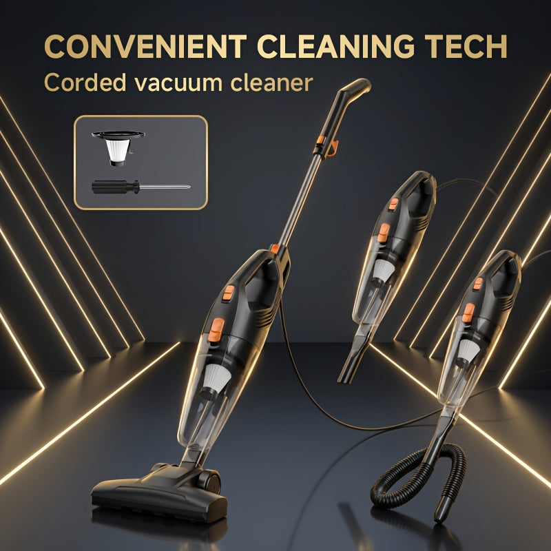 45-70Kpa Powerful Vacuum Cleaner Kits (Corded / Cordless) & Motor Only Option Available, Stick Vacuum with 45min Runtime, Anti-Tangle Vacuum Cleaners, 50.72oz Dust Cup, Rechargeable Corded and Wireless Vacuum for Hardwood Floor Carpet Pet Hair
