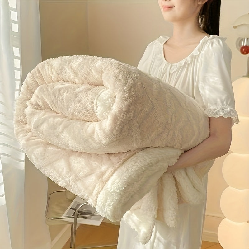Double-Sided Taffeta Blanket Perfect for All Seasons, Soft Against The Skin And Gentle on The Skin, Ideal As A Sleep Blanket Or for Use with Air Conditioning. Machine Washable, It Makes The Perfect Gift for Holidays Or Home Decor. Colors Are Random