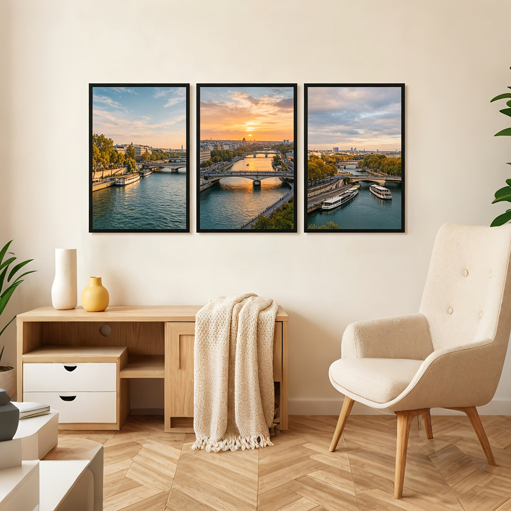 12X18 Picture Frame Black 3-Pack, Scratch-Resistant Poster Frames 12 X 18 for Photo Gallery, Photo Plate - Slide-In Strips, Horizontal Or Vertical Wall Mounting
