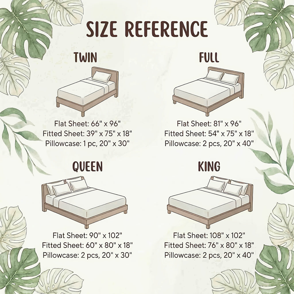 4-Piece Bamboo Fiber Bedding - Hypoallergenic and Temperature-Regulating, Suitable for All Seasons to Care for Deep Sleepers, Luxurious Bedding with Deep Pockets, Wrinkle-Resistant and No Ironing Needed, Great for Room and Bedroom Decor