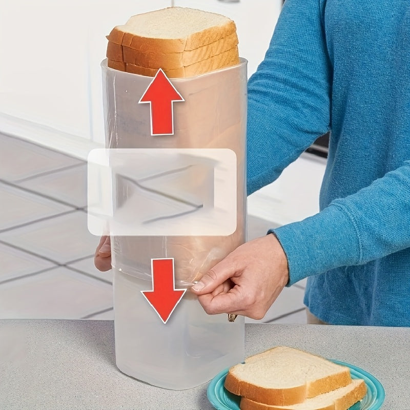 Bread Storage Container: A Fresh Toast Keeper with a Leak-Proof Lid, Spacious And Stackable Design, Portable And Reusable Food Storage Box, Ideal for Kitchen Organization And Suitable for Camping