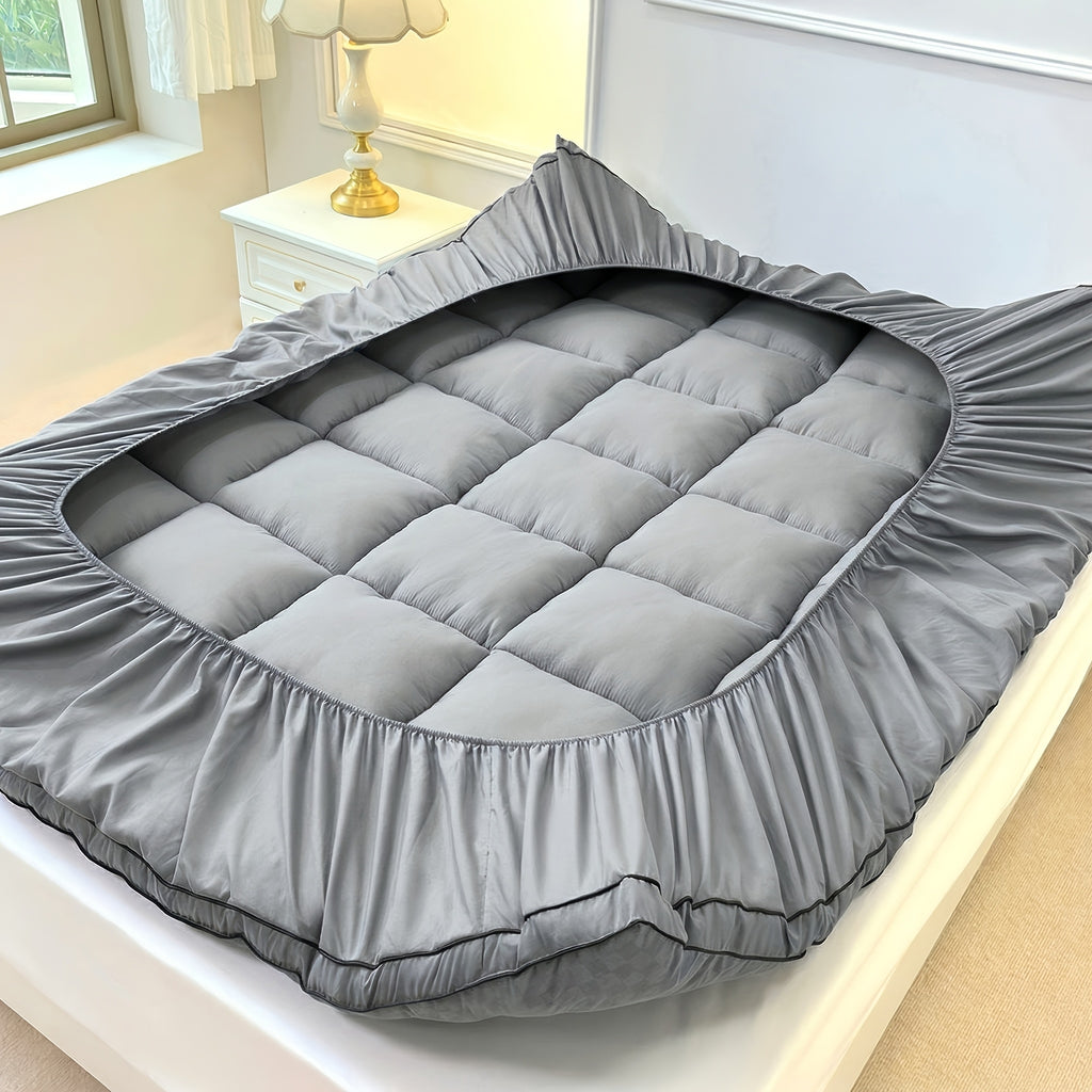 Comfortable Mattress Protector, Thickened Mattress Cover, Quilting Elasticity Stretchable From 8 To 21 Inches Deep Pockets Mattress Pad For Bed, The Comfort Of The Bedroom, Quilted Design, Closely Fit, Machine-washable Mattress Protector