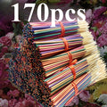 Mixed Fragrance Incense Sticks, 8.66 Inch Essential Oil Scented Assortment in 98, 137 or 170 Count Options for Home Ambiance, Yoga and Meditation