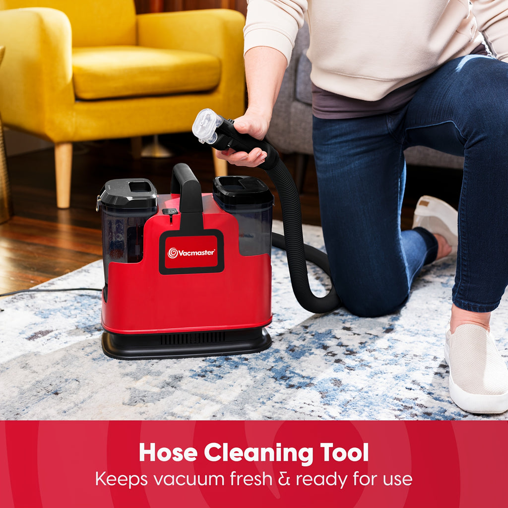 400 Series Portable Carpet & Upholstery Spot Cleaner Machine with 15Kpa Powerful Suction, Corded Suitable for Pets Hair Removal, Area Rugs, Couches, Floors,-and-Play for Use (No System)