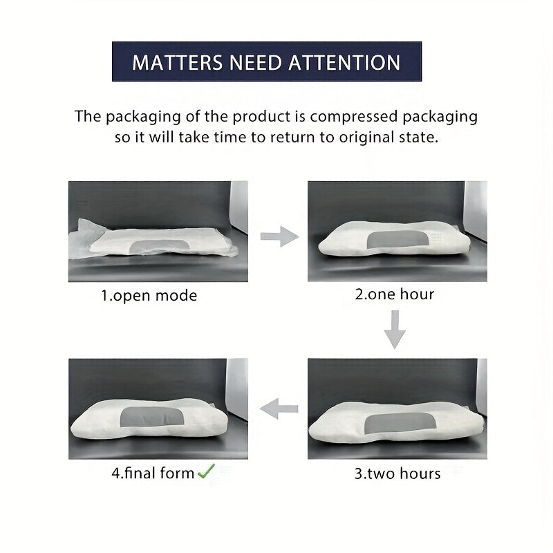 2pcs/4pcsSoft Neck Couple Pillow - Adjustable Ergonomic, Removable High-quality Pillow Core, Provides Deep Sleep Neck, No Collapse, Machine Washable