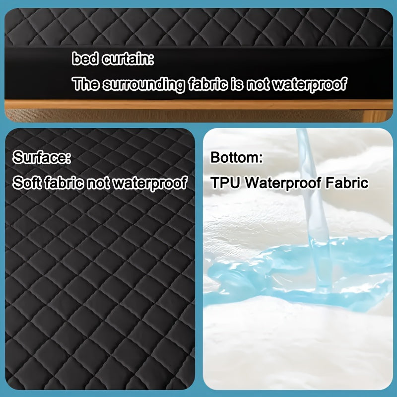 Fitted Sheet Mattress Protector- 100% Polyester, Full Coverage Bedding Cover with Secure Fit, Machine Washable, for Bedroom, Guest Room, with Deep Pocket, Fitted Bed Sheet