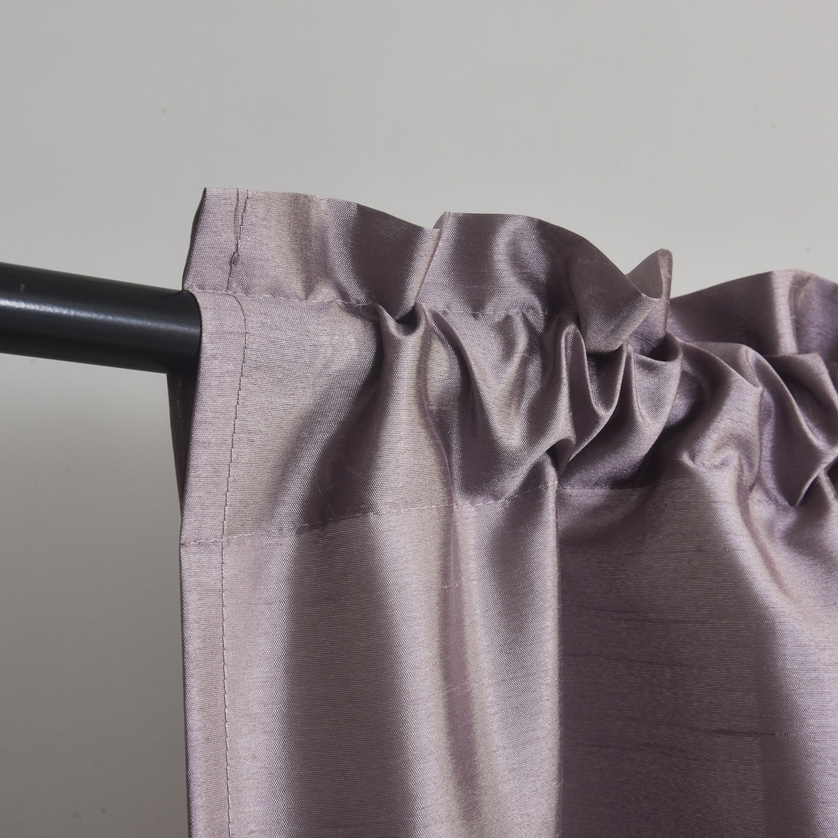 3 Panels Faux Silk Solid Color Sheer Kitchen Curtains Set Rod Pocket Design with 2 Tiers 26x36 inch Each and 1 Valance 52x14 inch for Kitchen Bathroom Privacy Drapes and curtains