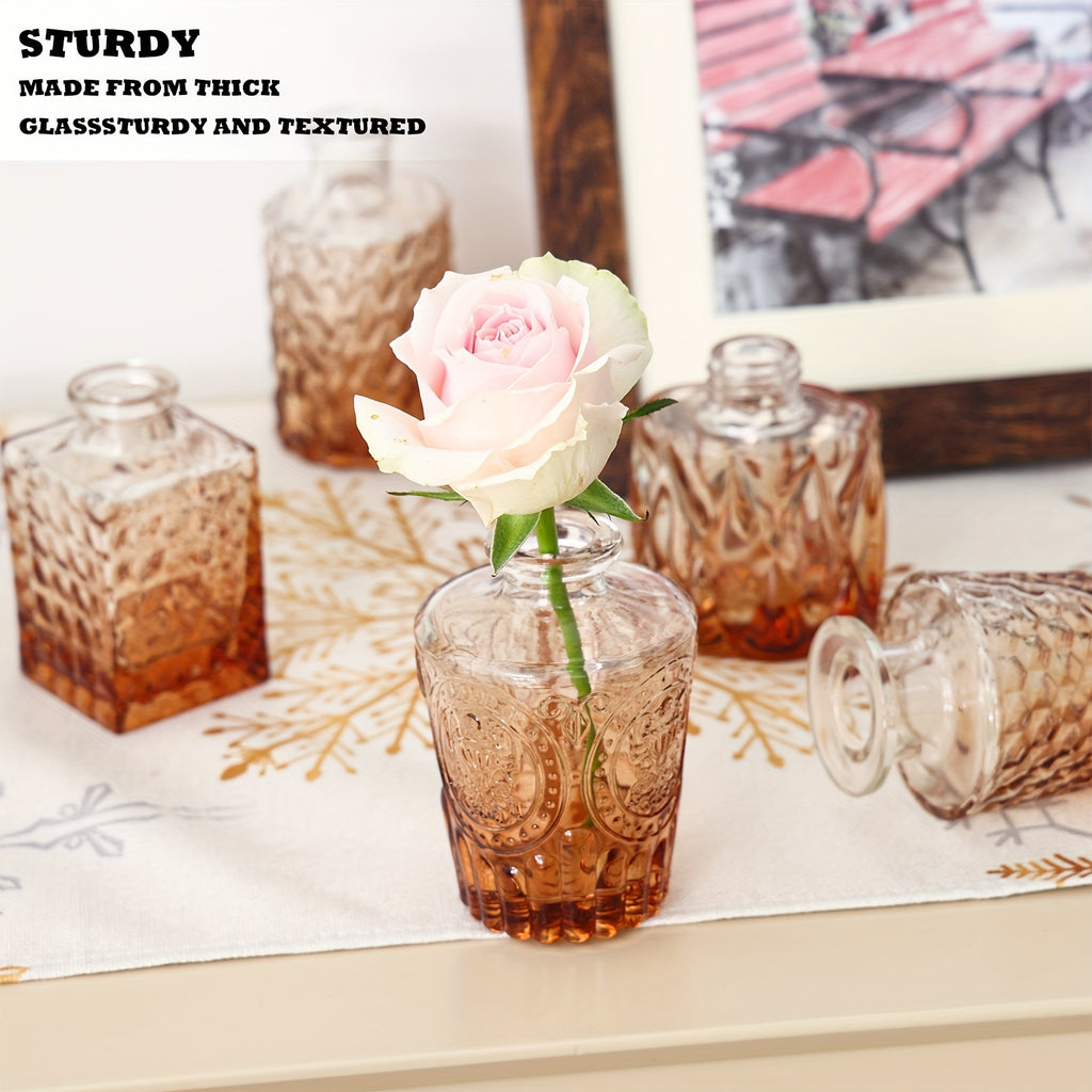 TOMNK 36pcs Bud Vase, Wedding Centerpieces for Tables, Mini Clear Bud Vases for Flowers, Small Flower Vases Suitable for Birthday Party, Anniversary, Wedding, Home Table Deco, for Mother's Day