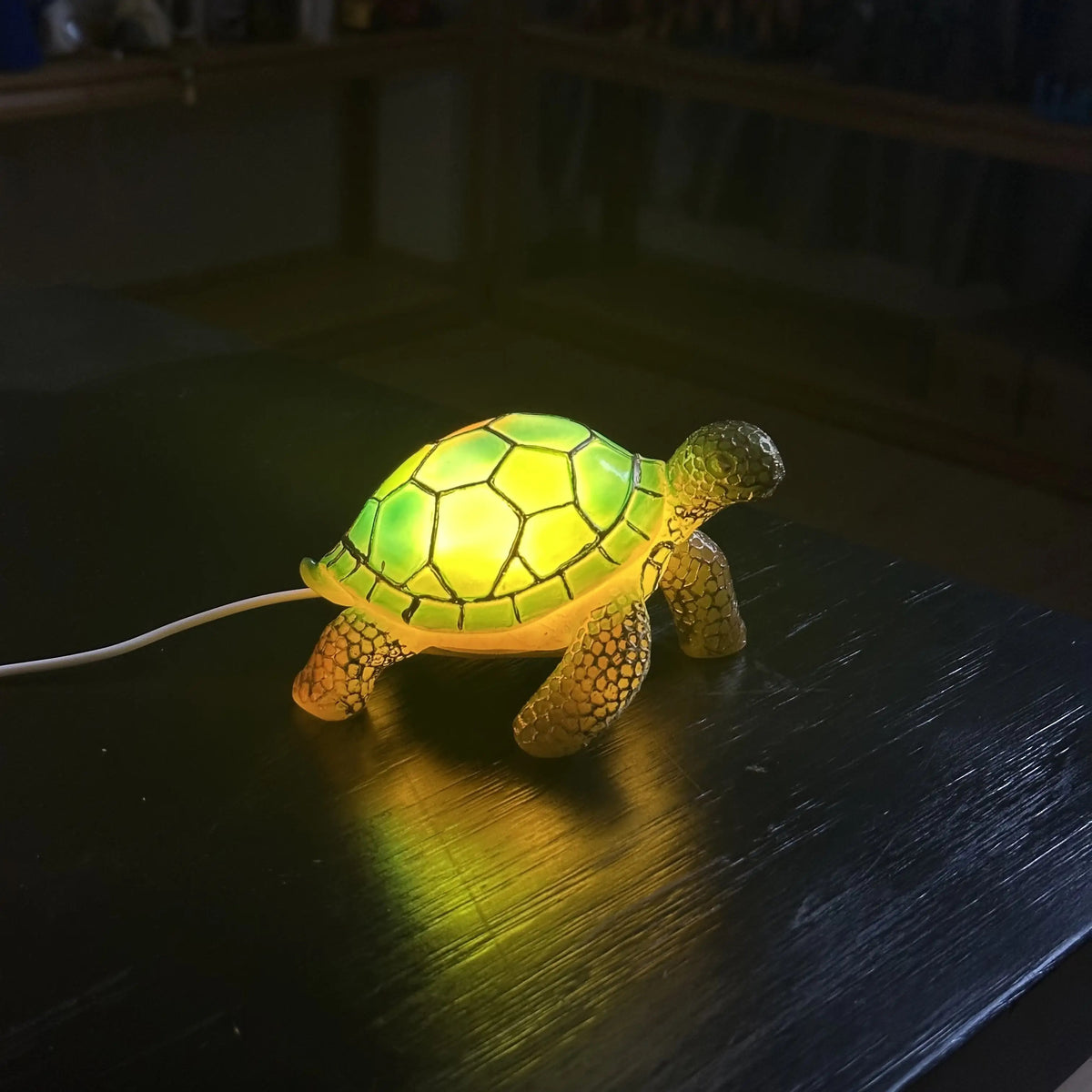 1pc USB- Turtle Night Light with USB Plug & Resin Suitable for Bedside,, Room Decor - Low Voltage Fairy Lights, Decorative for Home, Tabletop Lighting for, Cozy Atmosphere Lighting