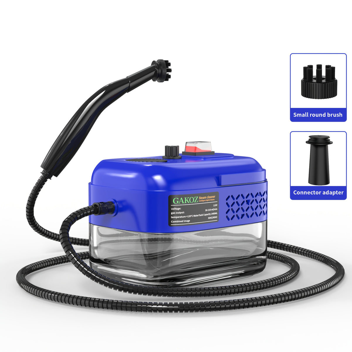 High Pressure Steam Cleaner, Household Steam Cleaner Handheld, Suitable For Kitchen Fume, Sofa, Small Air Conditioning, Washing Machine, 35pcs Accessory Set (without Steam Cleaner)